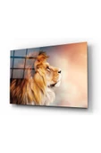Aslan Dekoratif ve Modern Cam Tablo - 1