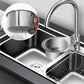 Kuğu Tasarımlı Paslanmaz Lavabo Drenaj Sepeti - 1