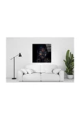 Kadın Portre Dekoratif ve Modern Cam Tablo 14 50x50 Cm - 1