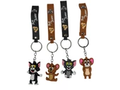 Tom Ve Jerry Anahtarlık ve Çanta Süsü 4 Adet Set Oturan ve Ayakta Modeller - 2