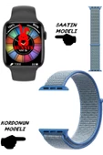 Akıllı Saat Nfc Özellikli Wacht 8 Pro Bt Konuşma Özellikli Akıllı Saat HASIR KORDON thumbnail 1