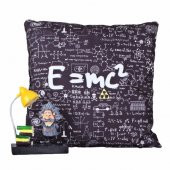 Einstein 2 Li Set Einstein Büyük Boy Yastık Einstein Lamba - 1