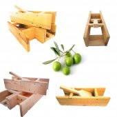 Ev Tipi Ahşap Zeytin Kırma Makinası Aleti - 1