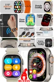 Apple iPhone 11 Pro Max Uyumlu Akıllı Saat HK8 PRO MAX AMOLED EKRAN Watch 8 Ultra 49MM - 2