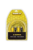 For-X Full Bakır Profesyonel 5 Mt 2rca 2rca Oto Amfi Sinyal Kablosu - 1
