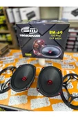 Boschmann 900 WAT 150 RMS OVAL MİDRANGE KIRMIZI MERMİ GÖBEK KAPAKLI - 5