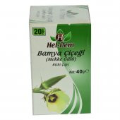 Hel-Dem Bamya Çiçeği Mekke Gülü Bitki Çayı 2 Gr x 20 Süzen Poşet 40 Gr - 1