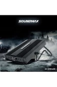 Soundmax Sx-3200.4ab 4000w 4 Kanal Oto Amfi Profesyonel 4x80 Bas Kontrol Aparatlı thumbnail 1