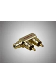 For-X  XY-54-2 ERKEK 1 DİŞİ-BAKIR Y RCA KABLO GİRİŞİ-2 ADETTİR - 1