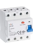 Oag 4x40a 300ma Trifaze Kaçak Akım Rölesi - 1