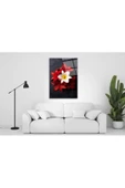 Çiçek Dekoratif ve Modern Cam Tablo - 1