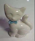GOLD HOME - SERAMİK FİYONKLU KEDİ ( 12 x 17 cm ) - 3