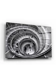 Spiral Merdivenler Dekoratif ve Modern Cam Tablo - 1