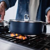 Joseph Joseph 45046 Space 28 cm Kapaklı Sığ Tencere - 6