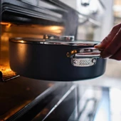 Joseph Joseph 45046 Space 28 cm Kapaklı Sığ Tencere - 5