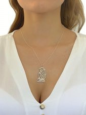 Annelere Özel Bebek İsimli 925 Gümüş Kolye thumbnail 3