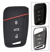VW Golf 7 7.5 Start Stop 2013-2023 Silikon Anahtar Kılıfı - 5