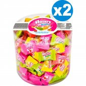 Elvan İbon Fruity Meyve Aromalı Sütlü Dolgulu Sert Şekerleme 1 kg x 2li - 1