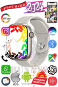 Reeder  Uyumlu Akıllı Saat Watch 9 Max+2024 45mm Kordon Hediyeli Amoled Ekran thumbnail 1