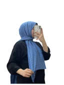 JAKARLI MİDYE DESENLİ ŞAL 1027 - 9