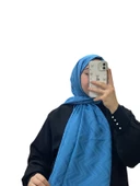JAKARLI ZİKZAK DESENLİ ŞAL 1028 - 2