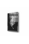 Kur'an Harfleri Dekoratif ve Modern Cam Tablo 50x70 Cm - 1