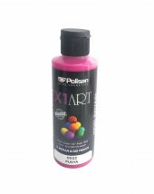 Polisan X1art Vernikli Hobi Boyası 120ml - FUŞYA - 1