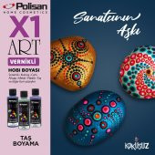 Polisan X1art Vernikli Hobi Boyası 120ml - FUŞYA - 3