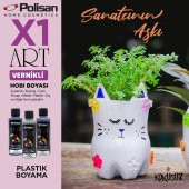 Polisan X1art Vernikli Hobi Boyası 120ml - FUŞYA - 4