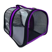 Pet Pretty Bacco Milano Şeffaf Taşıma Çanta Mor - 1