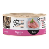 Felicia Tahılsız Kıyılmış Tavuklu Yavru Kedi Konservesi 85 gr - 1