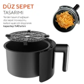 Kumtel Fastfryer 2 Litre ( Yağsız Fritöz Airfryer )  Siyah HAF-05 - 3