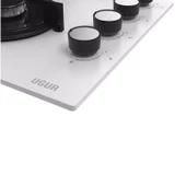 Uğur UAO 6040W0 BCY CSR1 58 cm Beyaz Cam Ankastre Ocak - 4