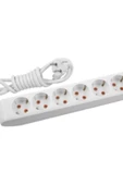 VİKO Viko Multi-Let Kablolu Grup Priz 6 Lı 5 Metre Kablolu - 1