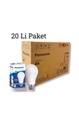 PANASONIC 8.5 W - 60w 20 Adet Led Ampul E-27 Duy Beyaz Işık - 3