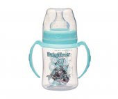Baby Time BT078 Geniş Ağız Kulplu Pp Biberon 150 Ml - Yeşil - 1