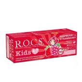 ROCS Kids 4-7 Yaş Meyveli Çocuk Diş Macunu 35ml (Ahududulu-Çilekli) - 1