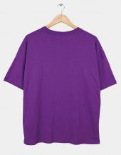 Champion Ön Cep Oversize Erkek T-Shirt Mor - 2