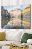 Dağ Manzarası | Manzara Temalı Dekoratif ve Modern Cam Tablo | 50x70 Cm - 1
