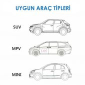 Araba Koltuk Arkası Bagaj Organizer + Oto Eşya Düzenleyici Çanta Araç Set-21 - 4
