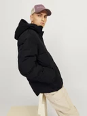 JACK JONES Erkek Rüzgar Geçirmez Kapüşonlu Mont 12258416 - 2