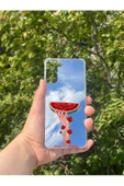 Samsung S21 Plus Uyumlu Aynalı Palestine Desenli Darbe Kamera Korumalı Silikon Telefon Kılıfı - 1