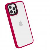 Ceponya Apple iPhone 12 Pro Max Kılıf ​​Kamera Korumalı Şeffaf - 6
