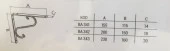 FLORE Ferforje Raf Altı NO:1 BEYAZ   1 ADET - 2