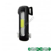 Hsgl Bisiklet Comet Usb 120 Lümen Güçlü Fonksiyonlu Far - 1