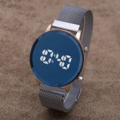 Kadın Şık Dijital Led Watch Mıknatıs Kordon Ayna Kadran Kol Saati ST-303940 - 3