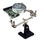 Çok Fonksiyonlu Çift Kollu Ayarlanabilir Tamir Büyüteç Seti - 4