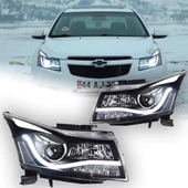 Chevrolet Cruze Kaşlı Led Far Takımı Bi-Xenon - 5