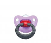 Nuk Fashion 6-18 Ay Silikon Emzik No:2 - Mor Gri - 1