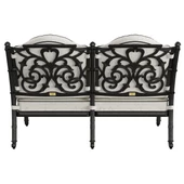 Bodrum Model Plastik Ferforje Görünümlü Oturma Grubu Bahçe, Balkon Takımı - 12